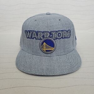 NEW NBA Ultra Game Golden State Warriors Adjustable Snapback Hat Gray Blue